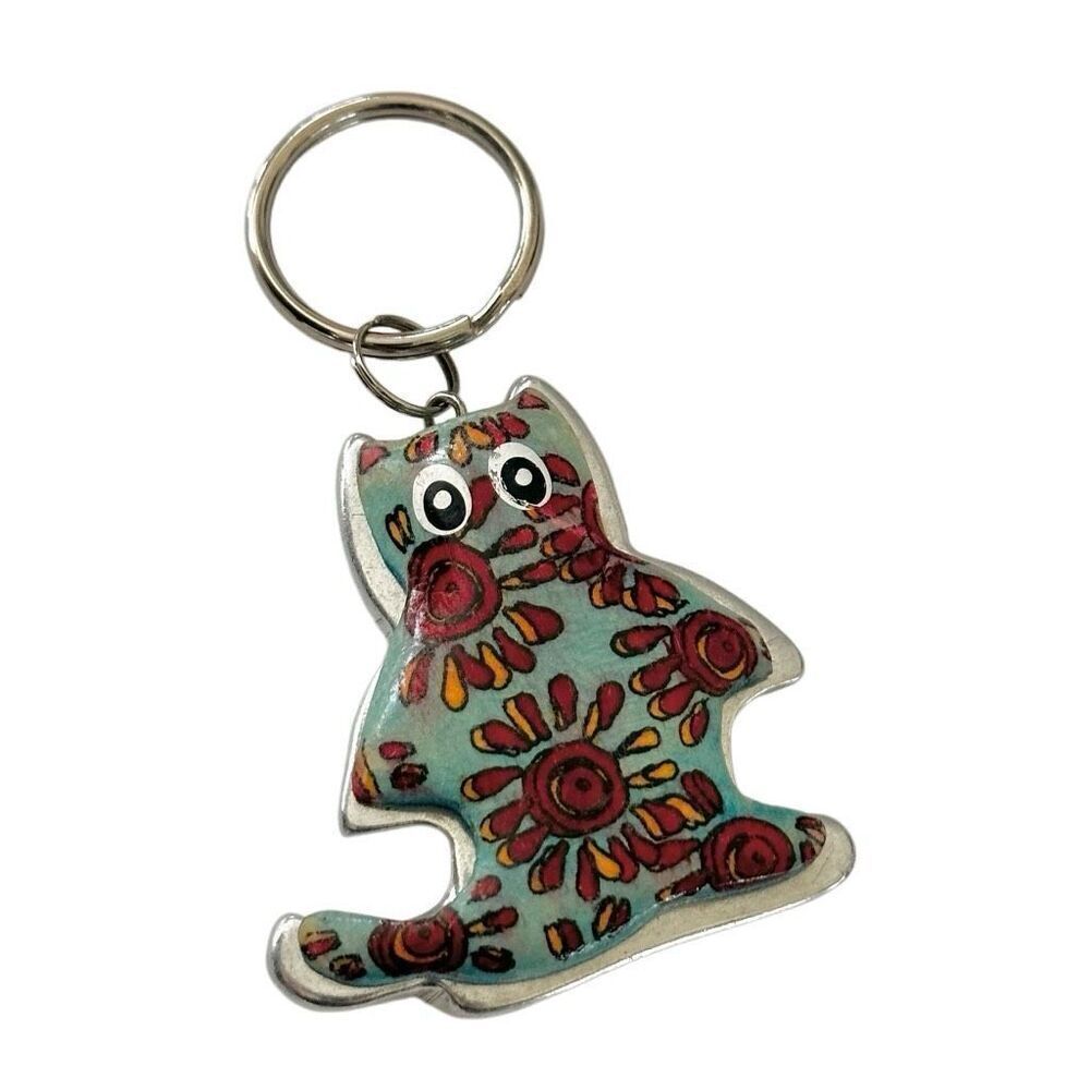 Acrylic cat keychain